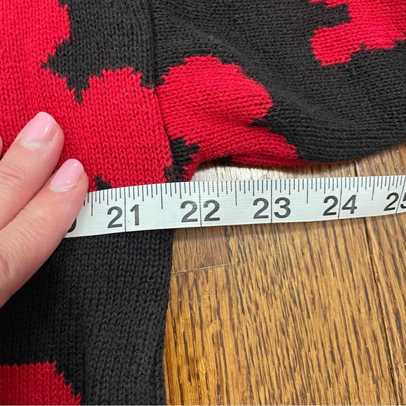Mickey & Co. Vintage Disney Cardigan Black/Red size Medium - Picture 7 of 7